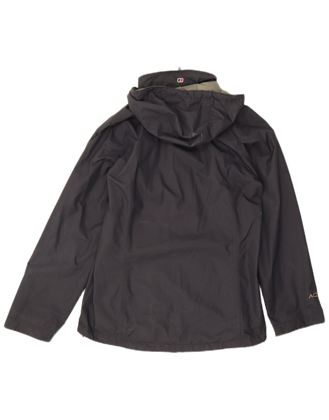 Berghaus Veste de Pluie à Capuche Femme UK 16 Large Bleu Marine Polyamide