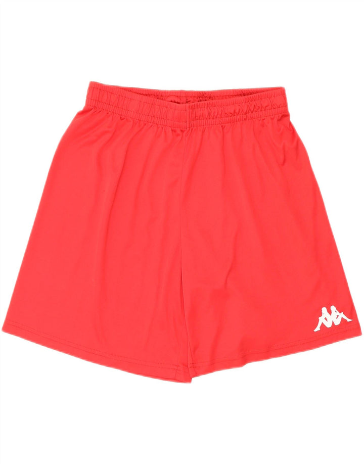 Kappa Short de Sport Homme Rouge Moyen Polyester