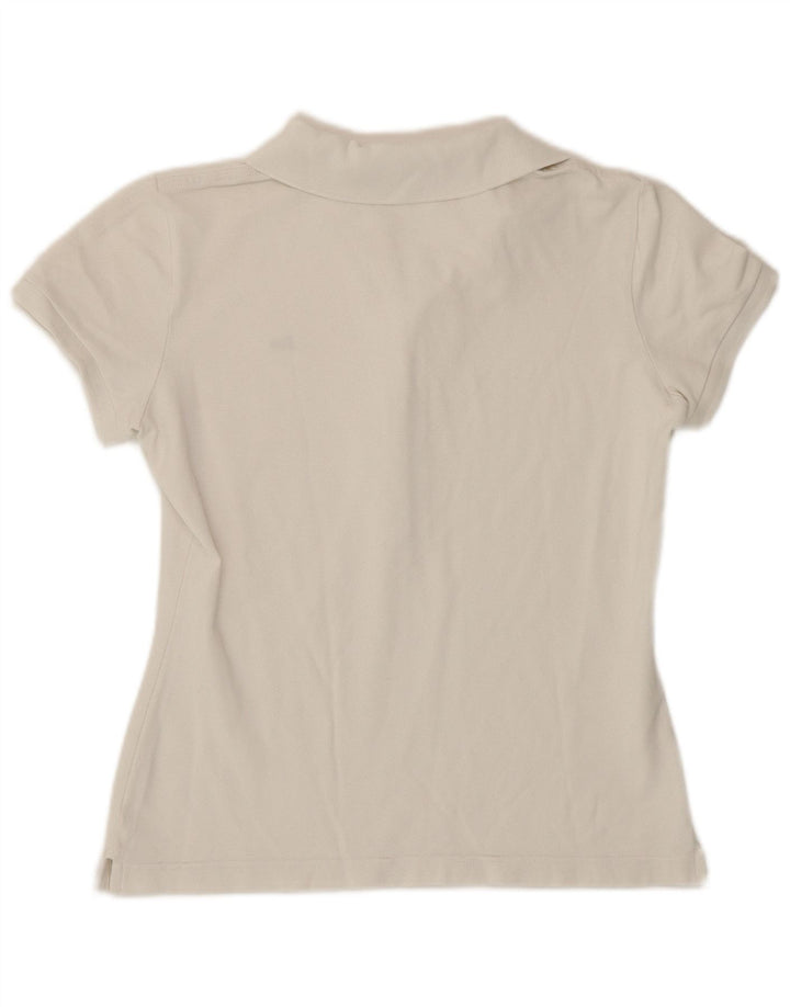 Lacoste Polo Femme Taille 38 Moyen Blanc