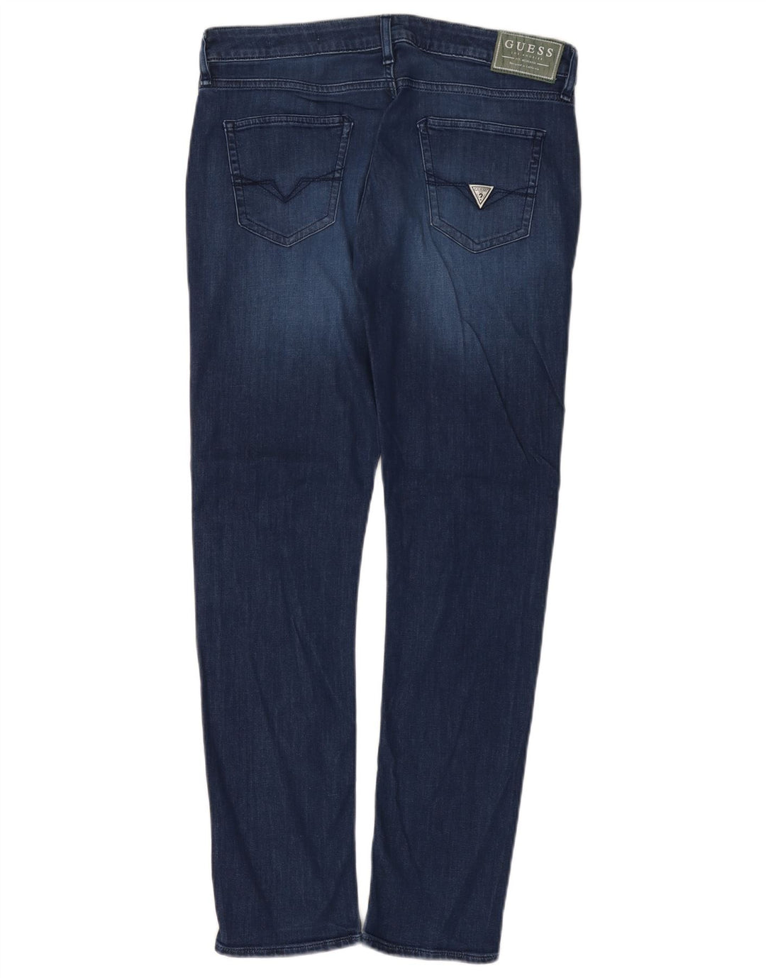 Guess Jean Slim Femme W32 L31 Bleu Marine Coton