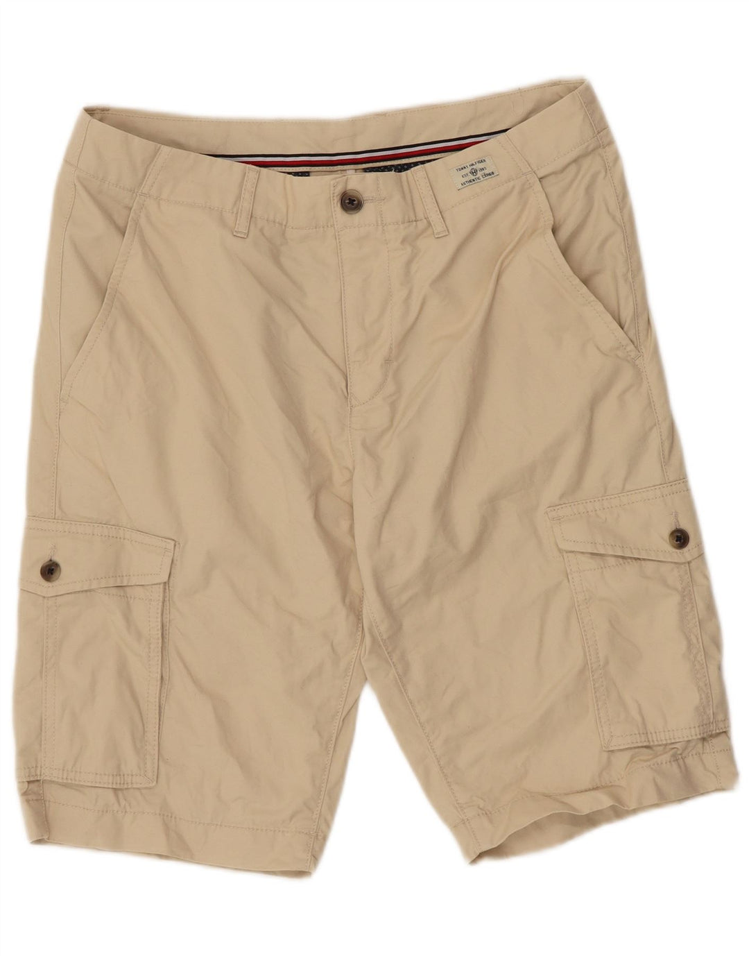 Tommy Hilfiger Short Cargo Homme W32 Coton Beige Moyen