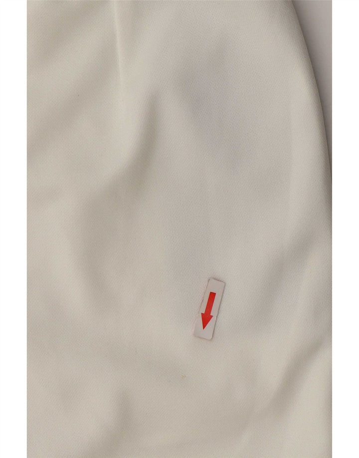 Sergio Tacchini Short Chino Femme IT 52 2XL W36 Blanc Colorblock