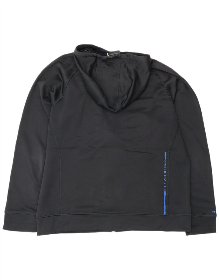UNDER ARMOUR Sweat à capuche zippé graphique pour hommes, grand noir