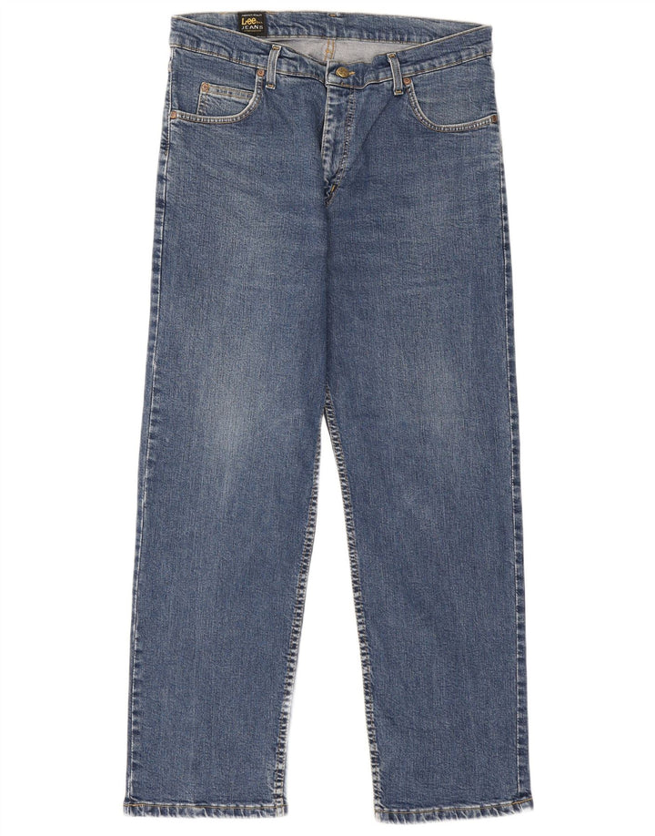 Lee Jean Droit Brooklyn Homme W36 L30 Bleu Coton