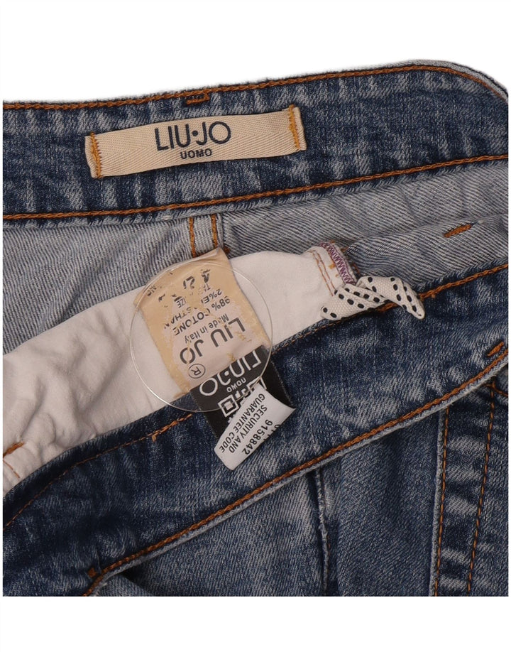 Liu Jo Jean Slim Regular W38 L31 Homme Bleu Coton