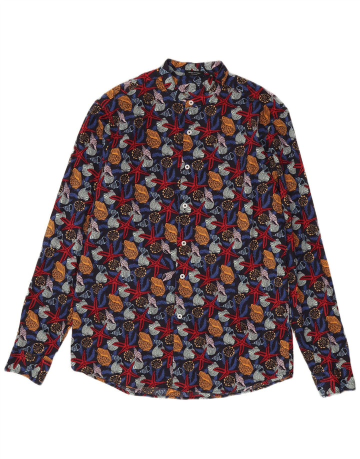 Bread & Buttons Chemise Homme XL Coton Imprimé Animal Multicolore