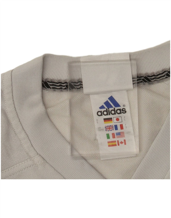 Adidas T-Shirt Homme Top UK 38/40 Gris Moyen Polyester