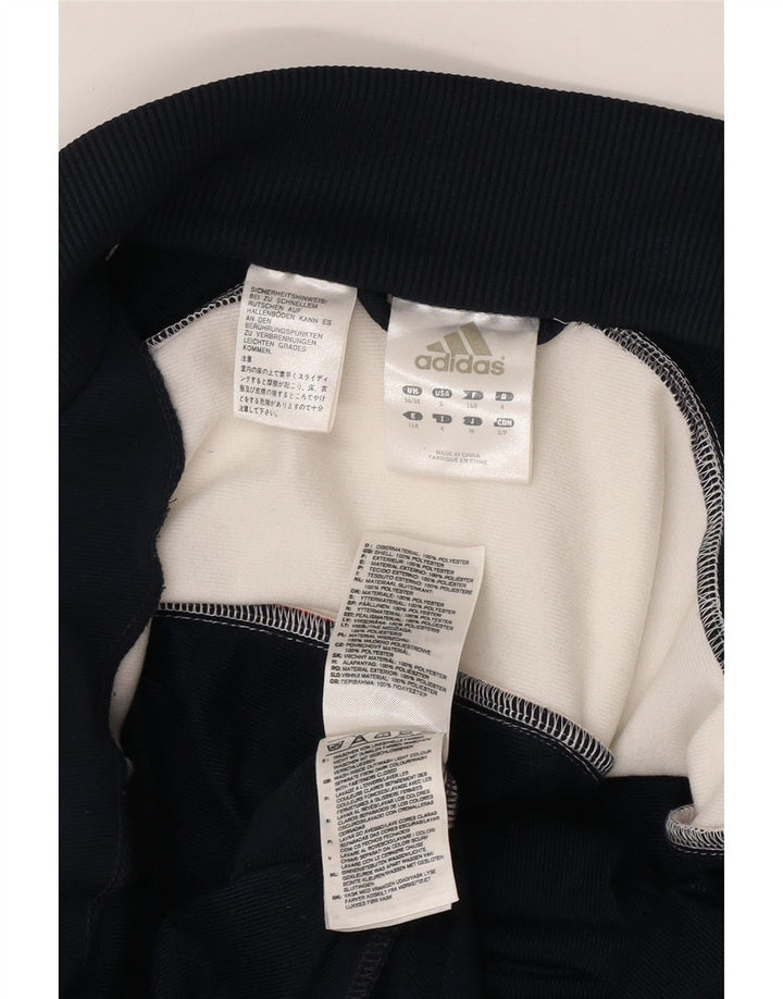 ADIDAS Veste de survêtement pour homme UK 36/38 Small Bleu marine Colourblock