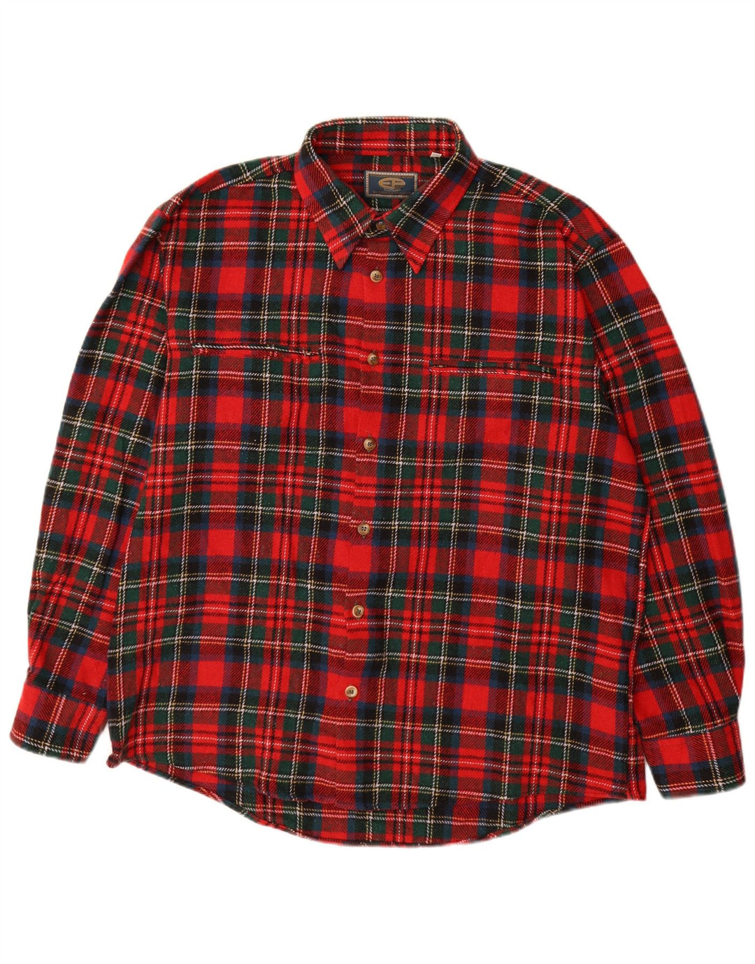 EUROPEAN PROJECT Chemise Flanelle Homme XL Carreaux Rouges