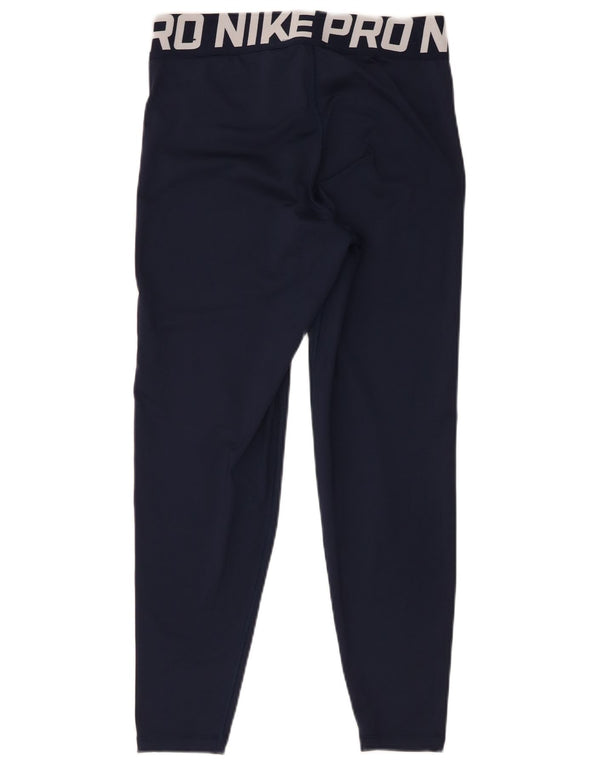 Legging Nike Dri Fit Graphic pour femme UK 14 Bleu marine moyen Polyester