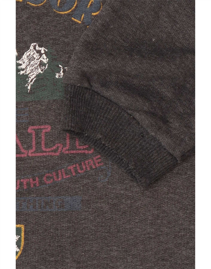 Wampum Sweat-shirt graphique pour hommes, grand gris