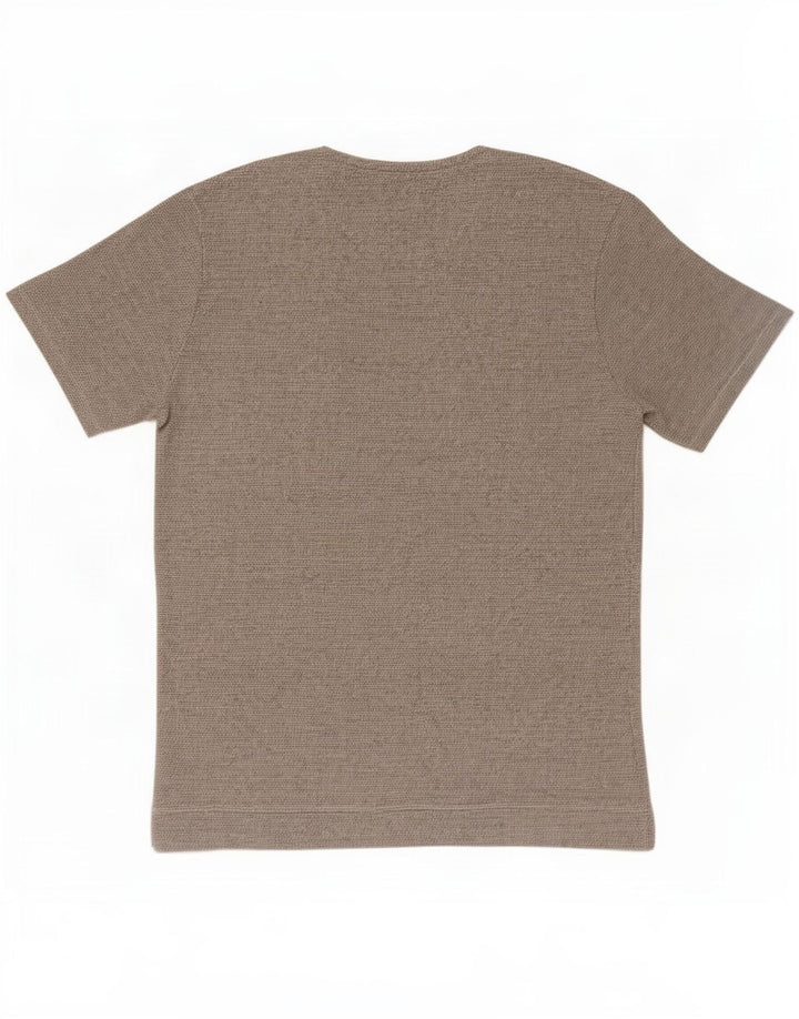 Zara Homme T-Shirt Top Large Gris Coton