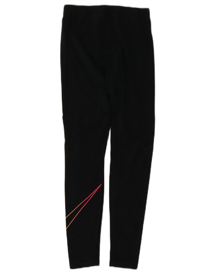 Nike Legging graphique pour femme UK 10 Petit coton noir