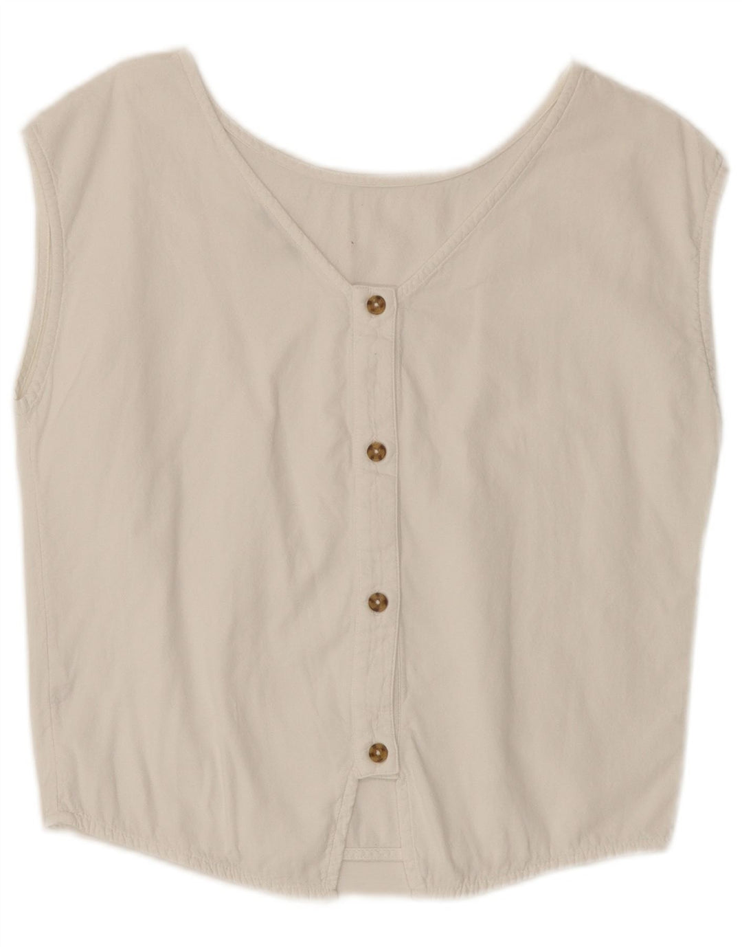 Esprit Chemisier sans manches pour femme UK 10 Small Blanc