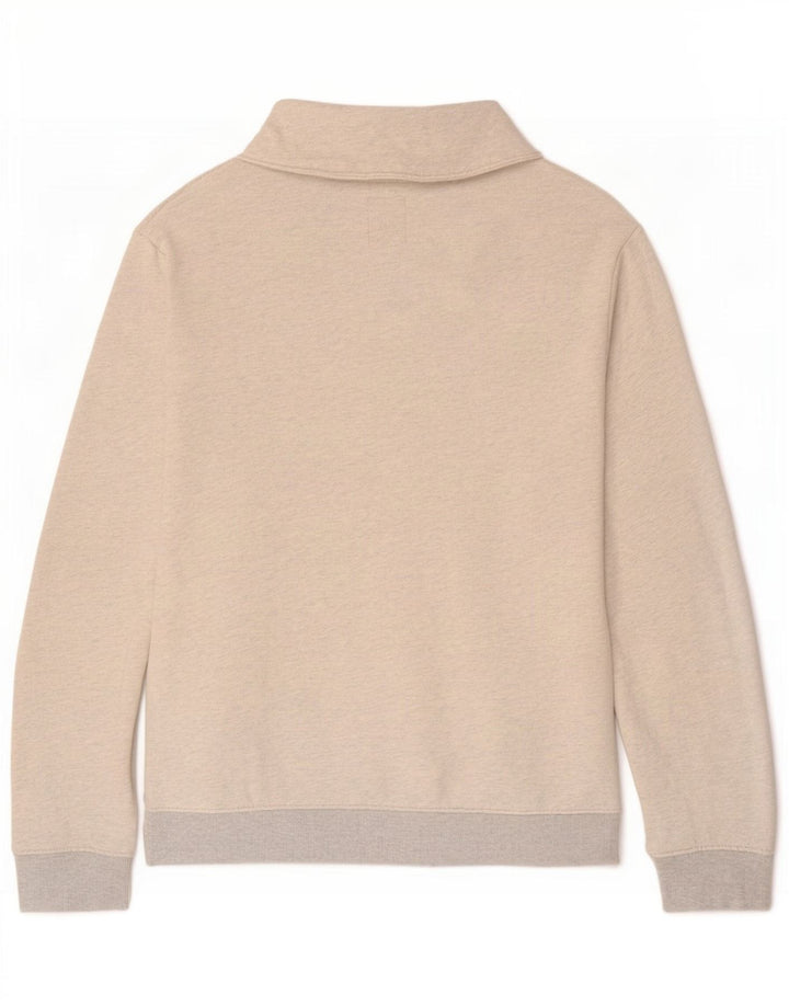 Levi's Sweat-Shirt à Col Châle Homme Gris Moyen Moucheté Coton
