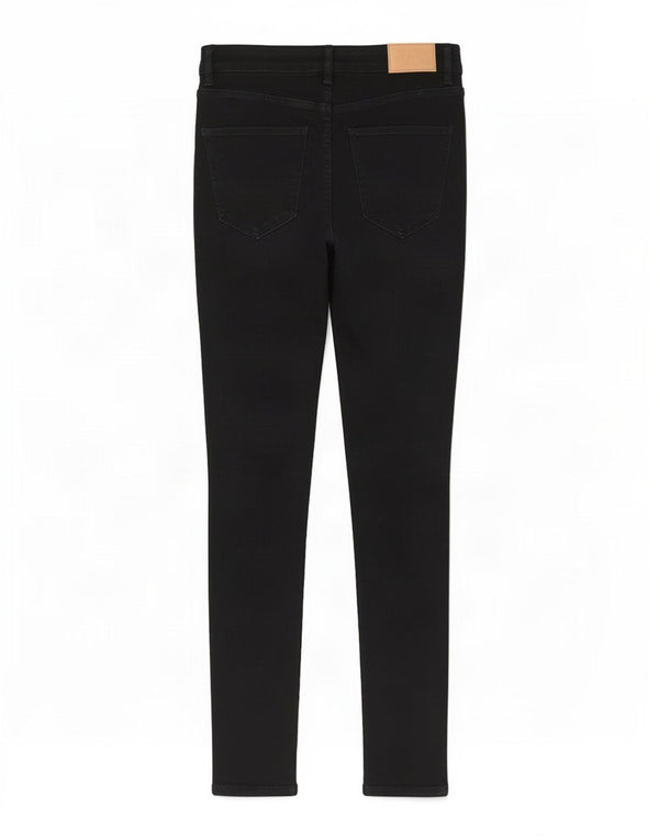Zara Jean skinny taille haute pour femme EU 38 Small W28 L27 Noir