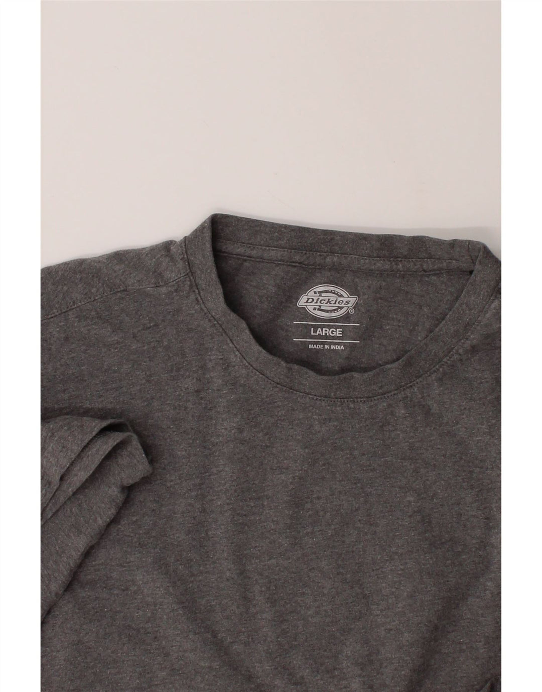 DICKIES Womens T-Shirt Top UK 16 Large Grey Cotton Vintage Dickies and Second-Hand Dickies from Messina Hembry 