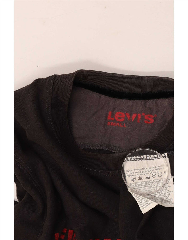 Levi's Haut Graphique à Manches Longues Homme Noir Petit Coton