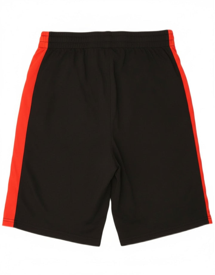 Puma Short de sport graphique pour garçon 13-14 ans XL Noir Colorblock Polyester