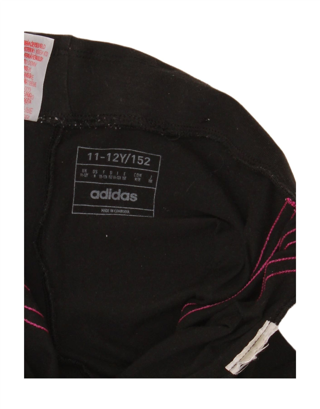 ADIDAS Leggings Filles 11-12 ans Noir