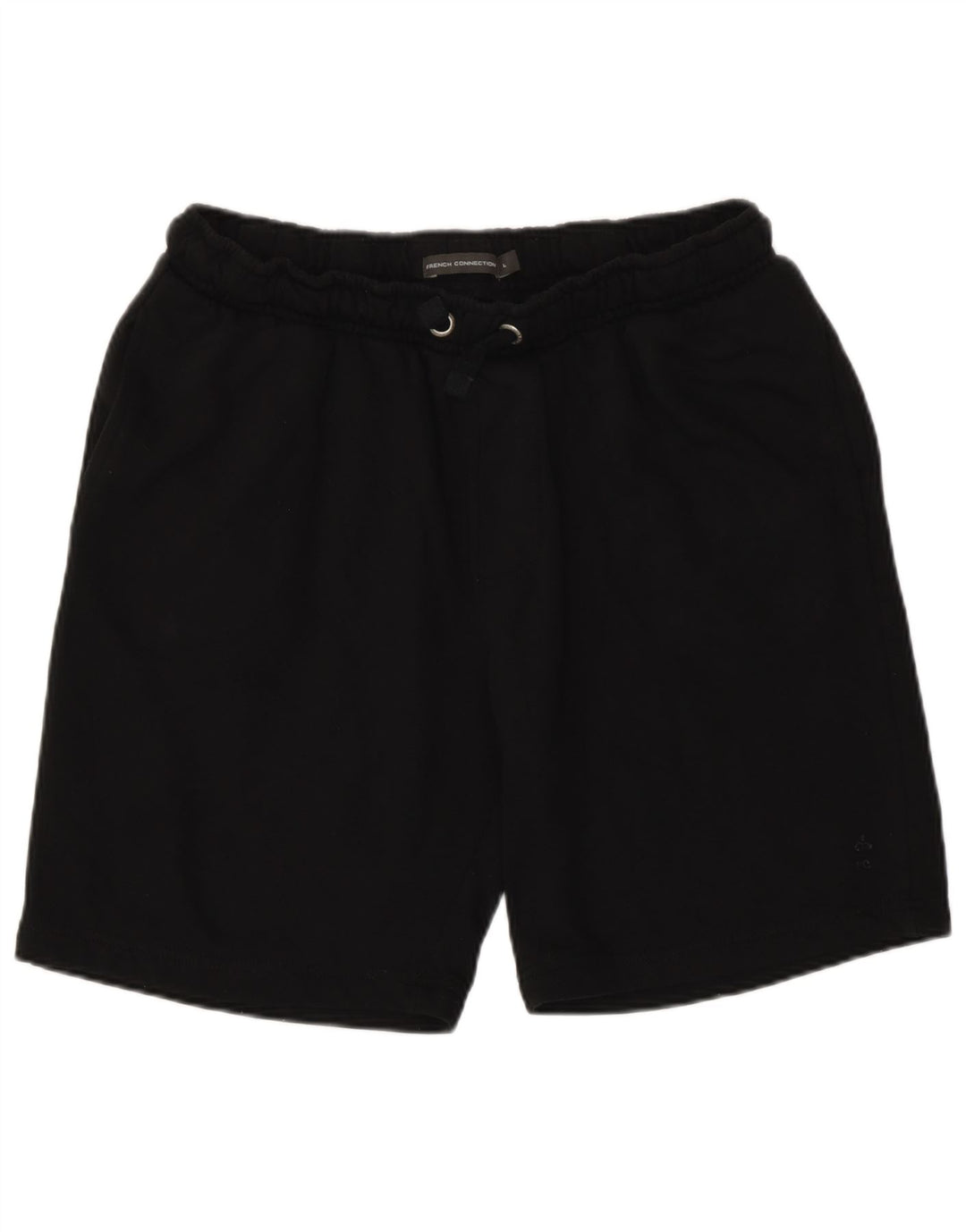 French Connection Short de Sport Homme Grand Noir Coton
