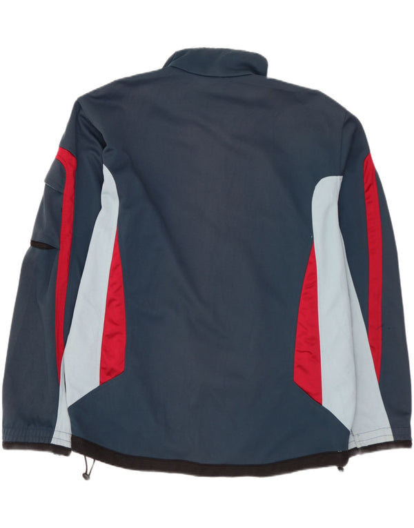 DIADORA Veste de survêtement pour homme UK 38 Bleu marine moyen Colourblock