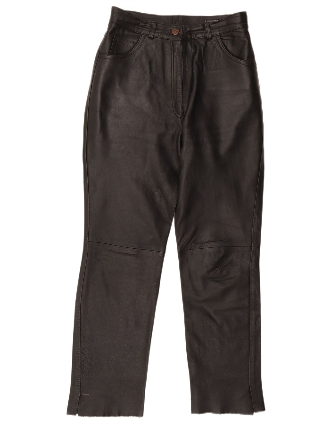 Lanvin Pantalon en cuir pour femme IT 40 Small W28 L27 Noir
