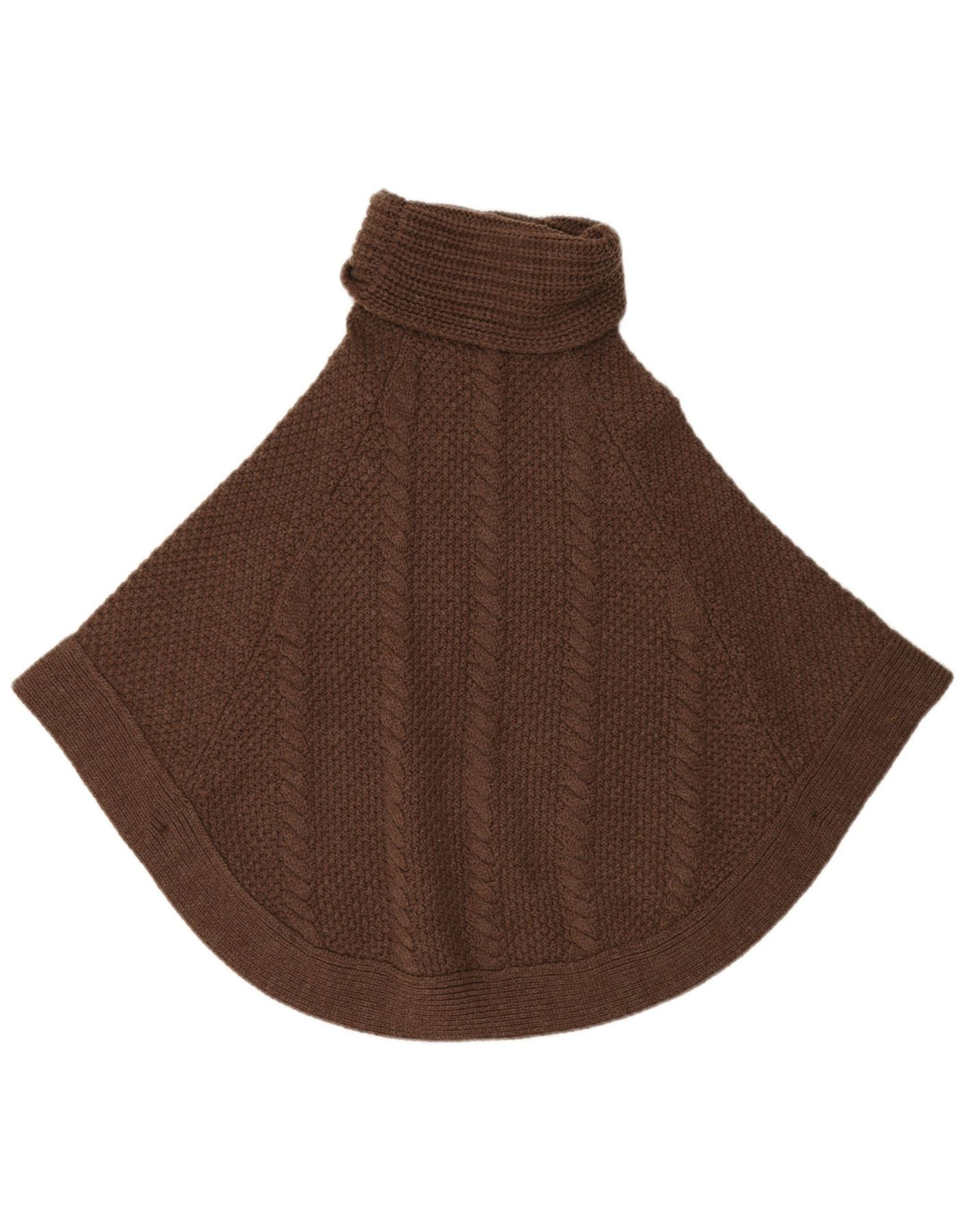 Joules Pull Poncho Oversize Femme UK 10 Petit Acrylique Marron