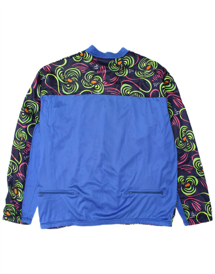Castelli Veste de Survêtement Homme Large Bleu Marine Floral Nylon