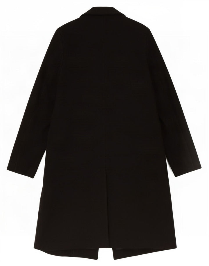 Zara Femme Pardessus UK 10 Petit Noir Polyester
