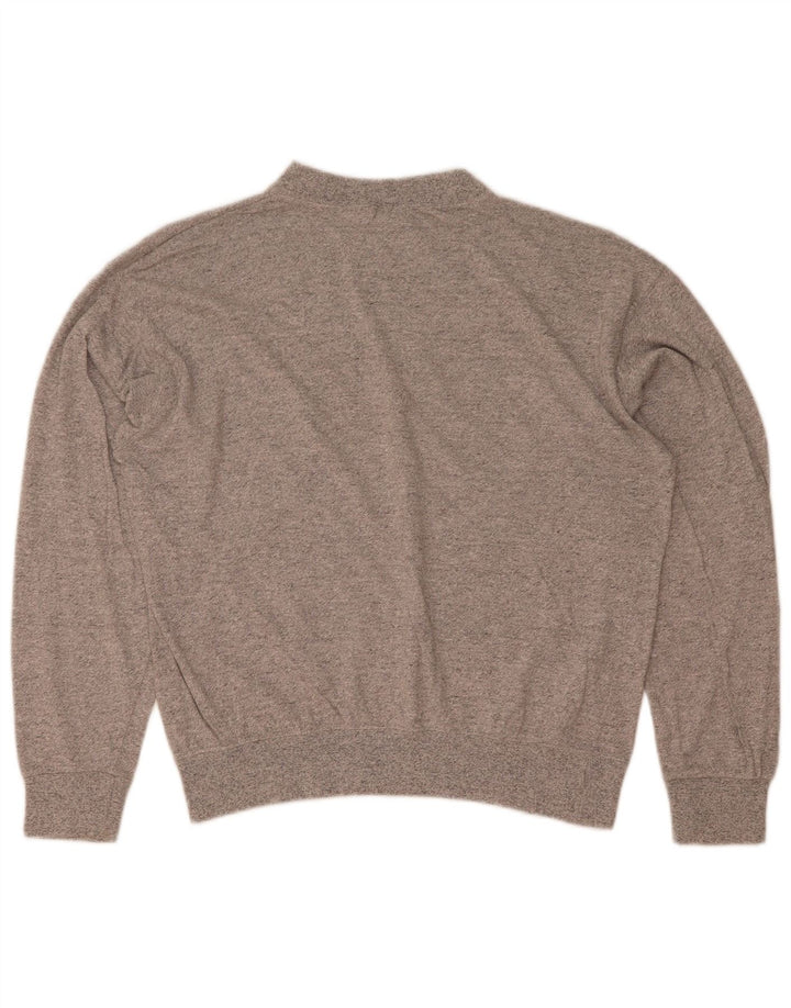 Champion Sweat-Shirt Graphique Homme Gris Moyen Coton