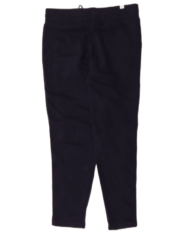 Puma Pantalon de survêtement pour femme UK 10 Small W27 L28 Bleu marine Colourblock