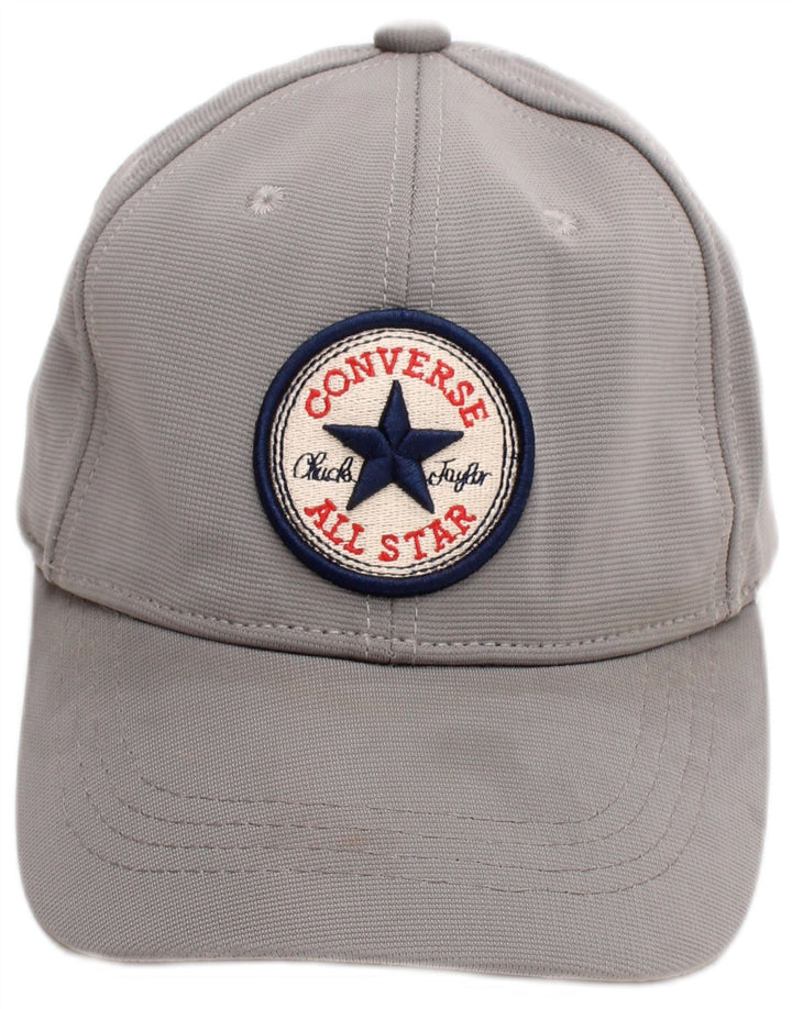 Converse Casquette de baseball graphique pour homme Taille unique Gris Coton
