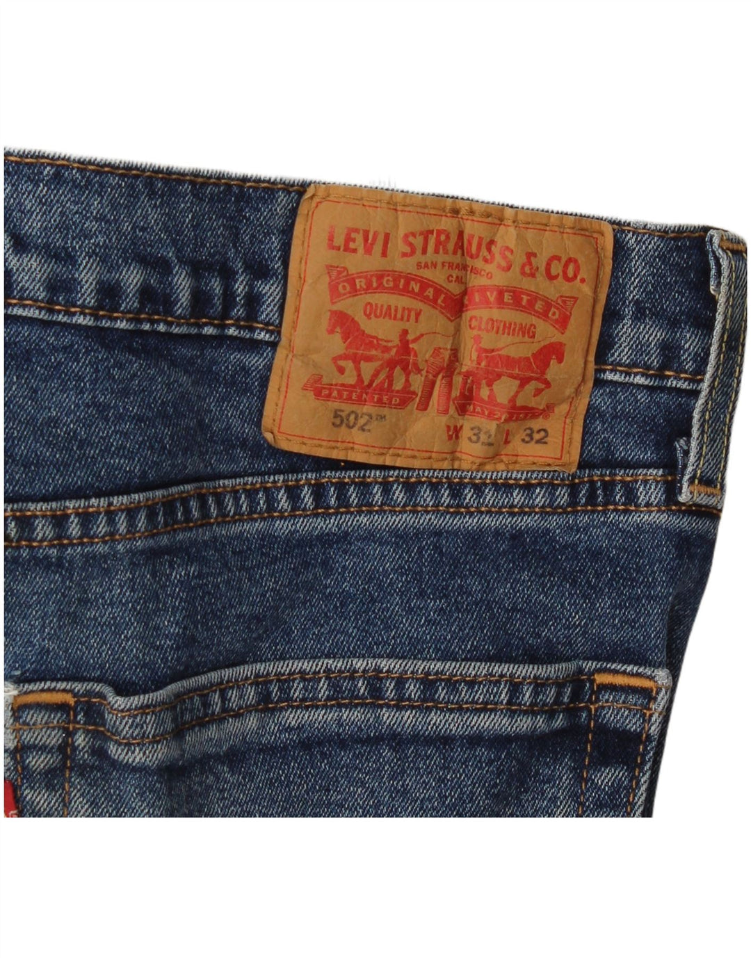 Levi's Jean 502 Tapered Femme Bleu W31 L32 Coton