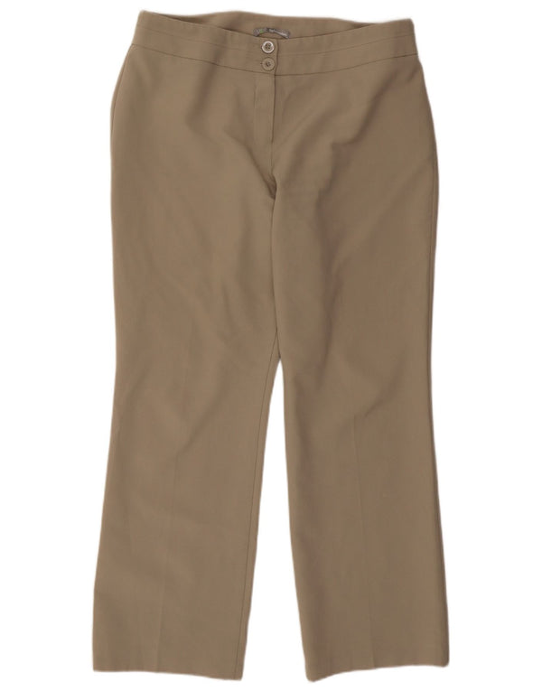 Marks & Spencer Pantalon chino droit pour femme UK 16 Large W34 L30 Beige