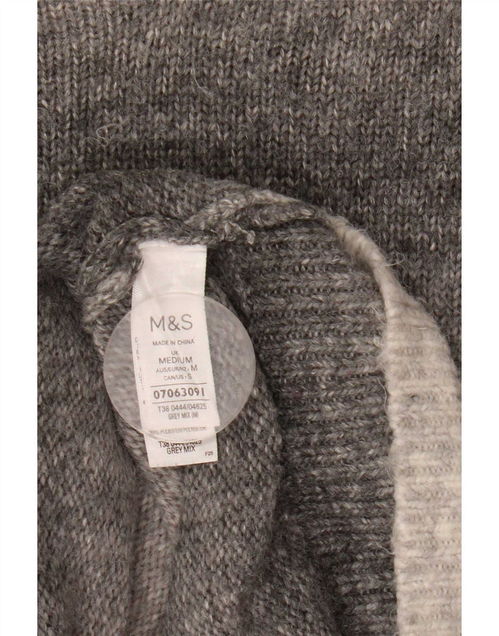 Marks & Spencer Pull col roulé pour femme UK 14 Gris moyen