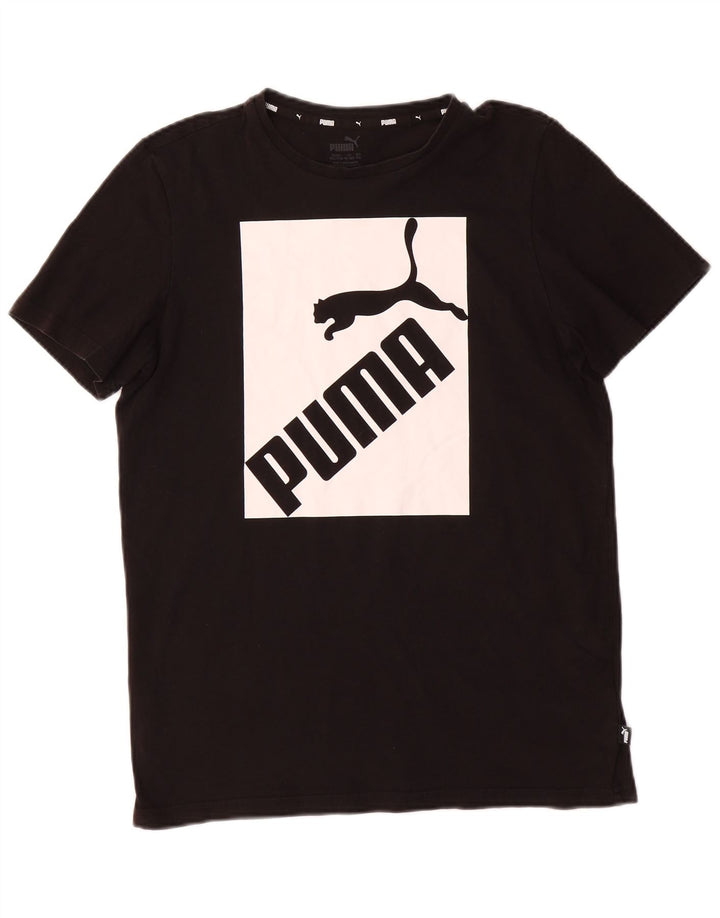 PUMA T-Shirt Graphique Garçon 15-16 ans Noir