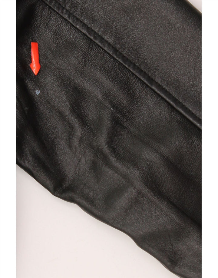Conbipel Veste en Cuir Bomber Homme IT 48 Cuir Noir Moyen