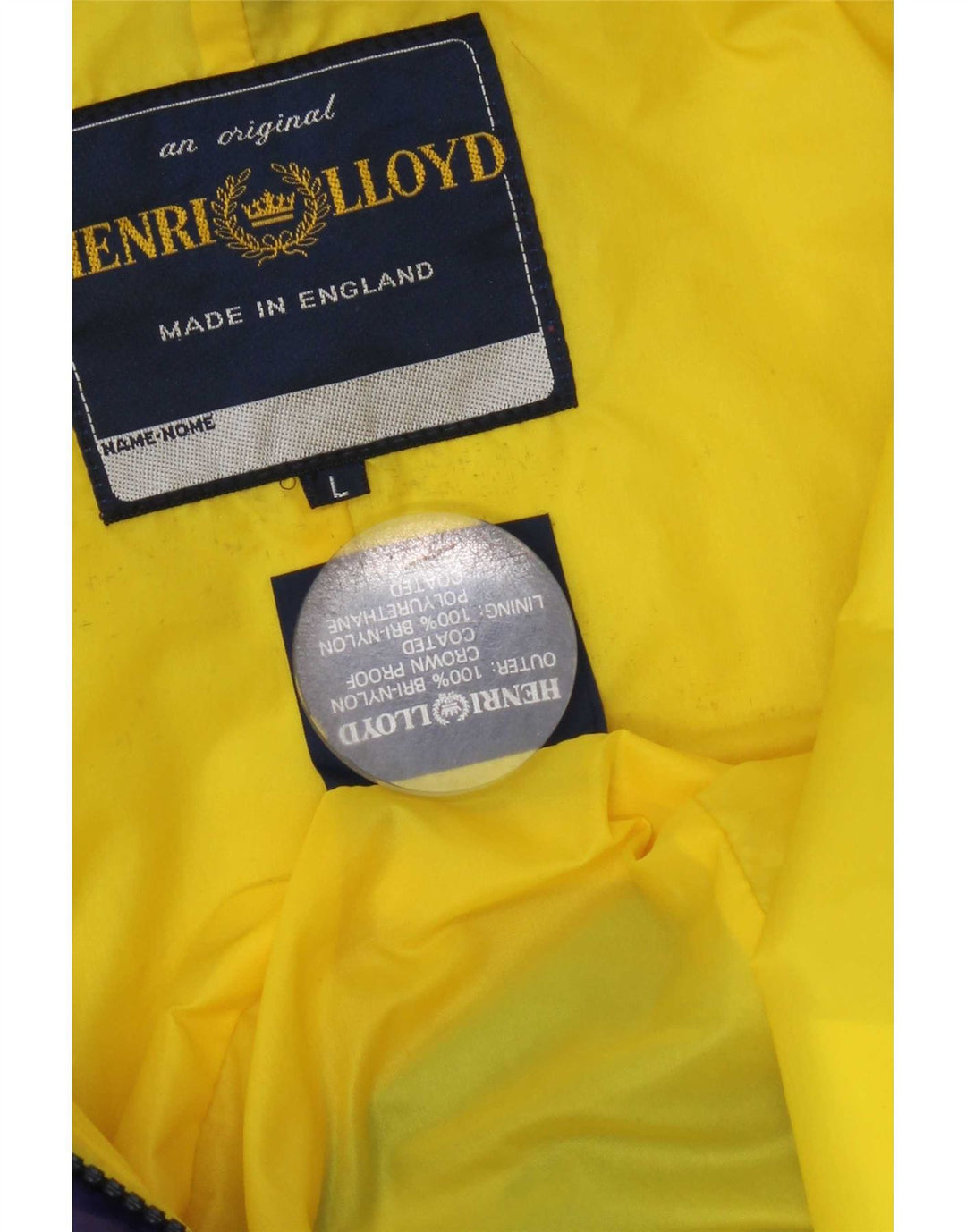 Henri Lloyd Veste de pluie pour femme UK 40 Large Multicolore Colourblock