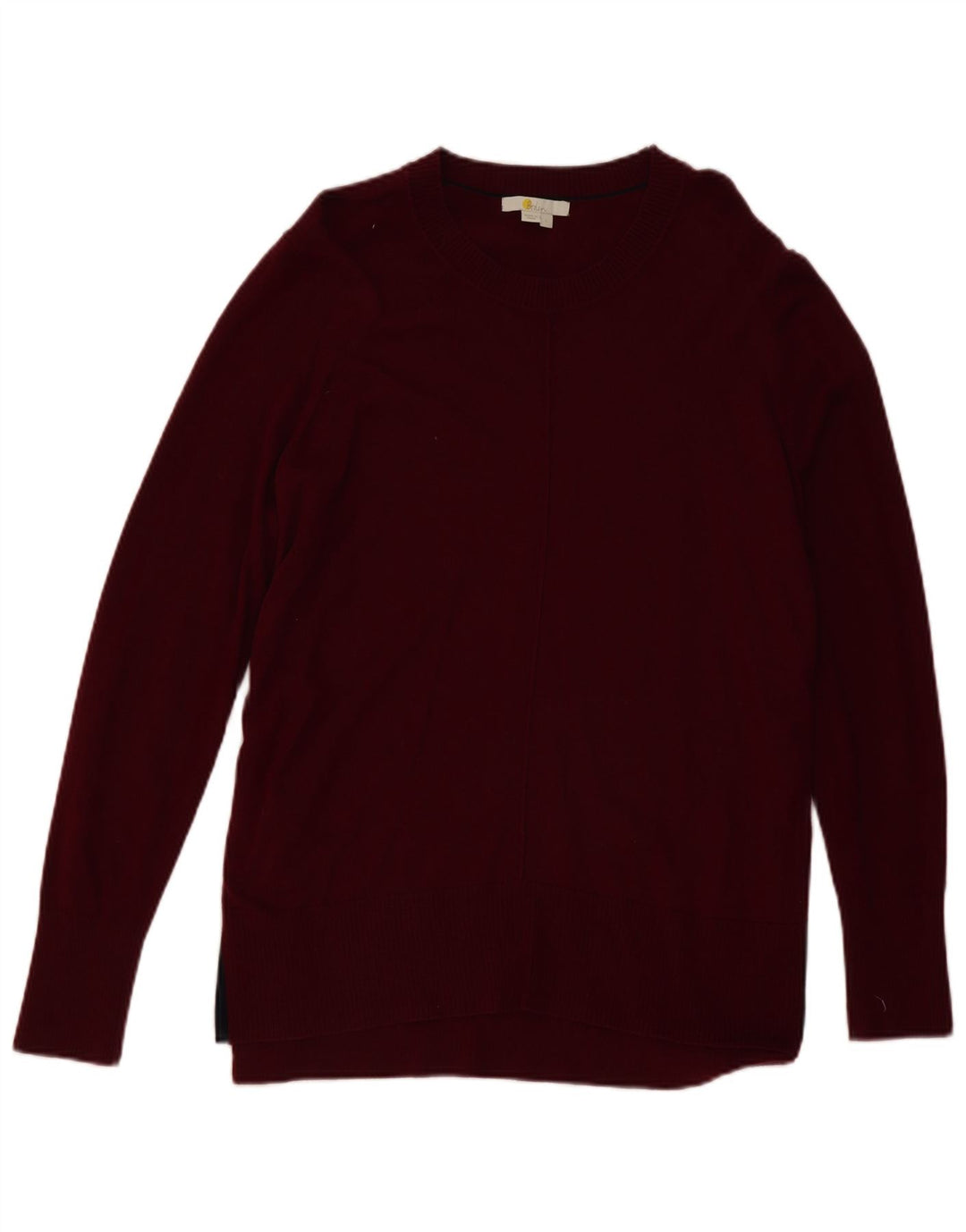 Boden Homme Pull Col Bateau Large Laine Bordeaux