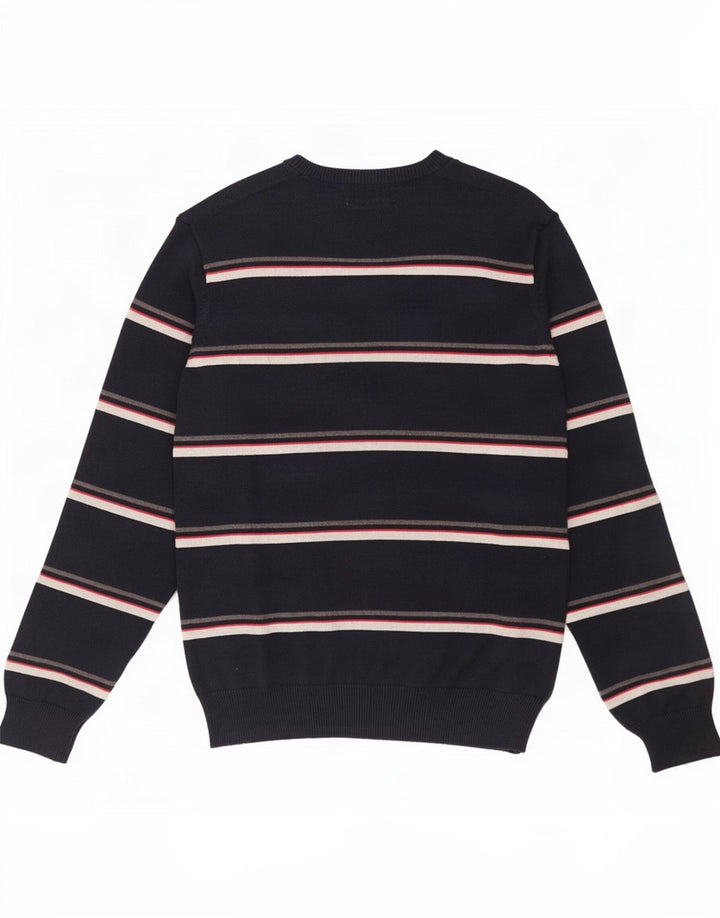 Marks & Spencer Pull Blue Harbor Col V Homme Bleu Marine Rayé