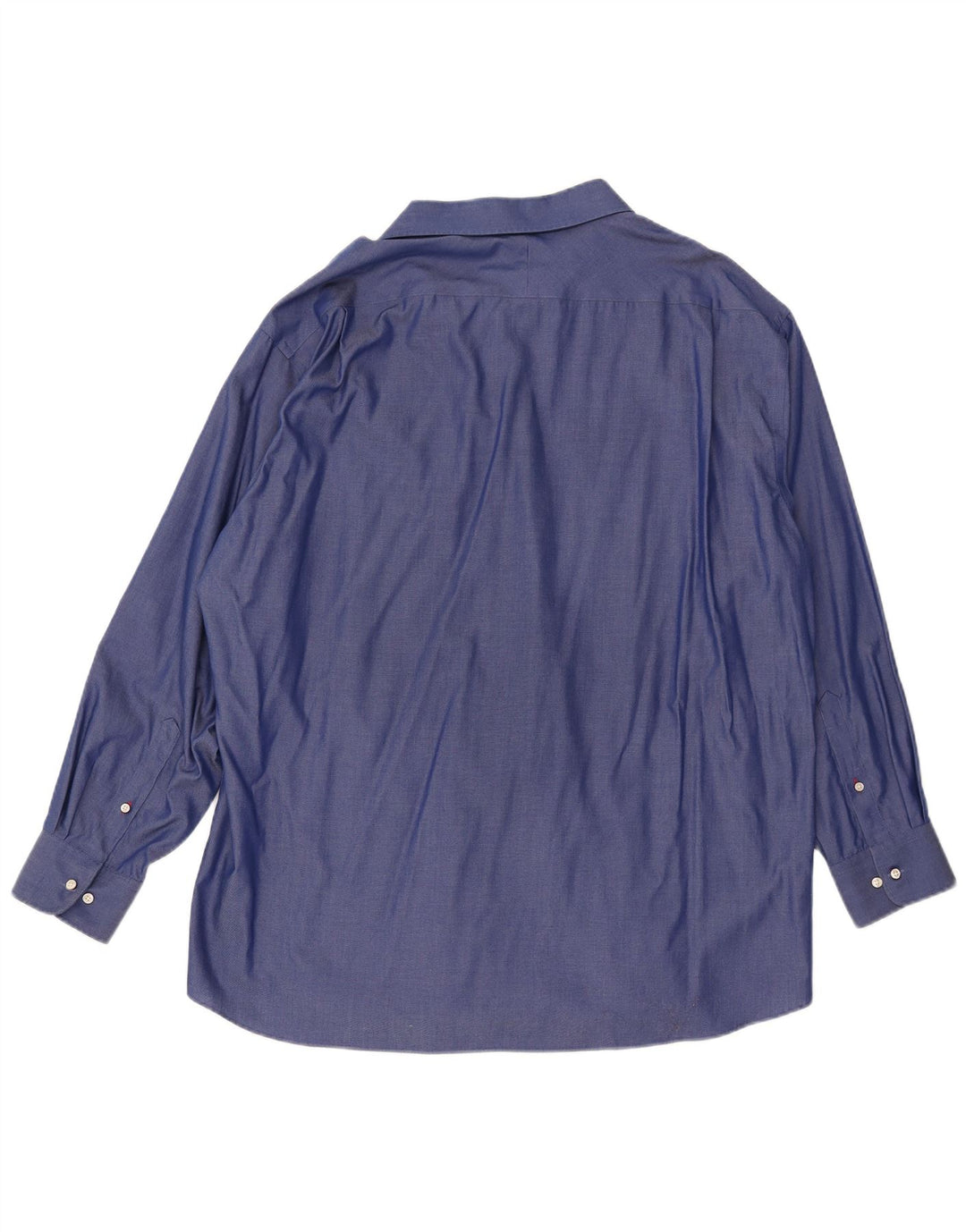 Tommy Hilfiger Chemise coupe régulière pour homme Taille 18 2XL Coton bleu