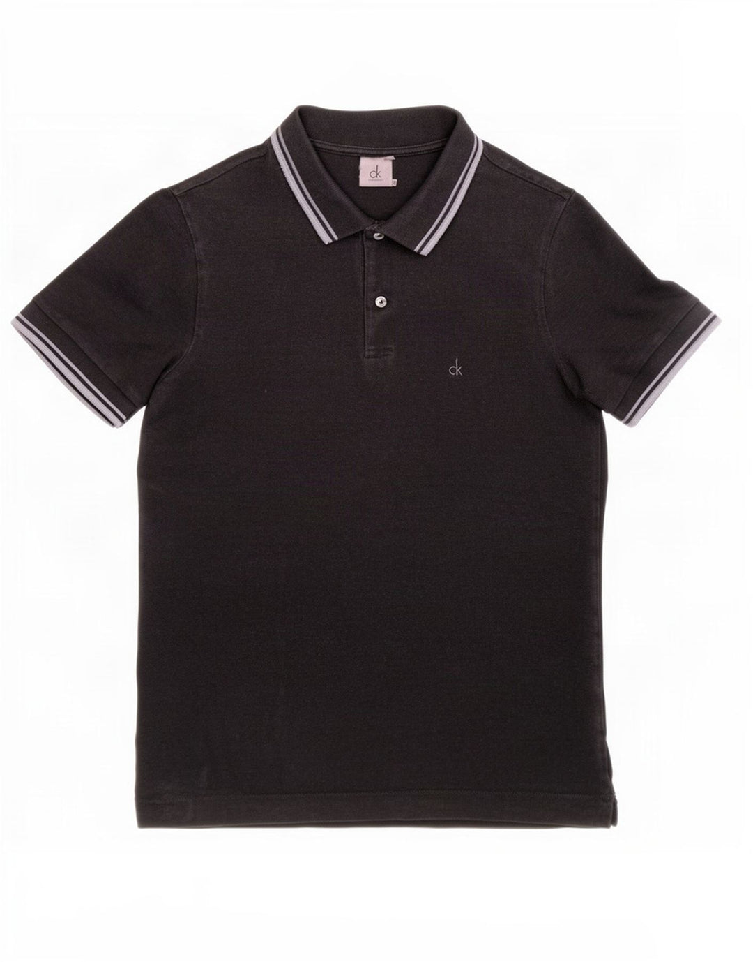 Calvin Klein Polo Homme Petit Noir Rayé