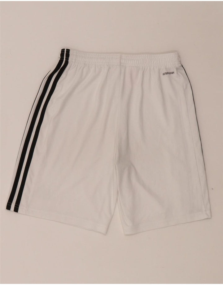 ADIDAS Short de sport Aeroready Garçon 15-16 ans Blanc Polyester
