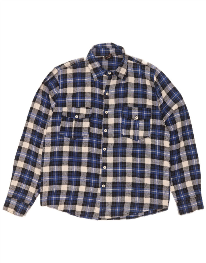 Rip Curl Chemise en flanelle pour hommes à gros carreaux bleus
