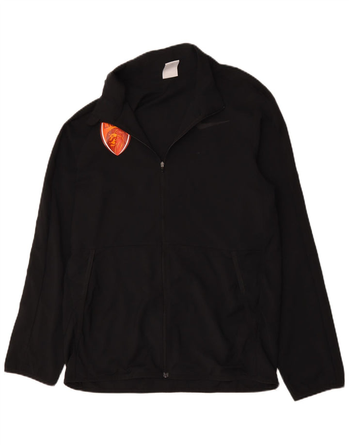 Nike Hommes Dri Fit Graphic Survêtement Top Veste Petit Noir Polyester