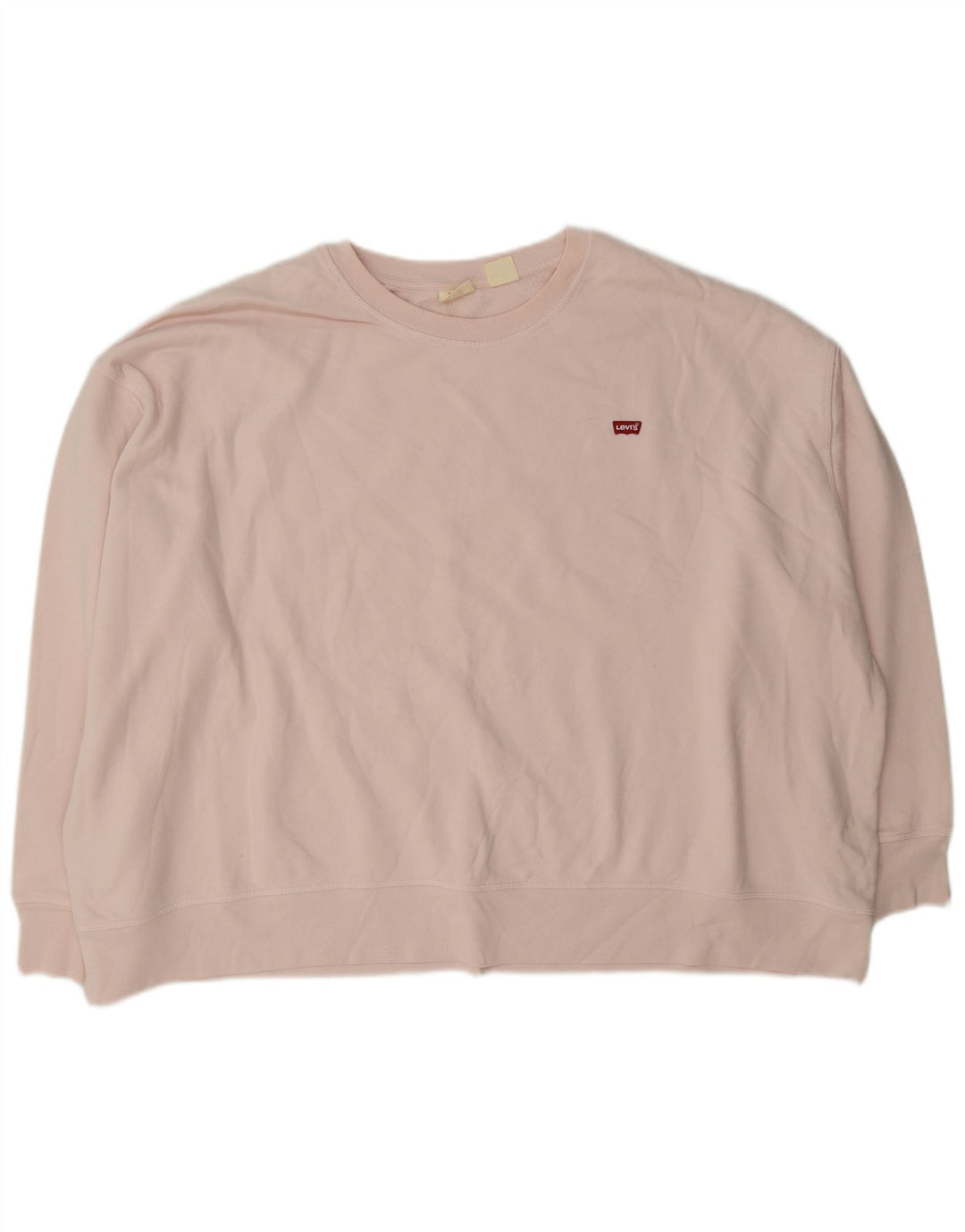 Levi's Sweatshirt Jumper UK 24 4XL Femme Rose Coton