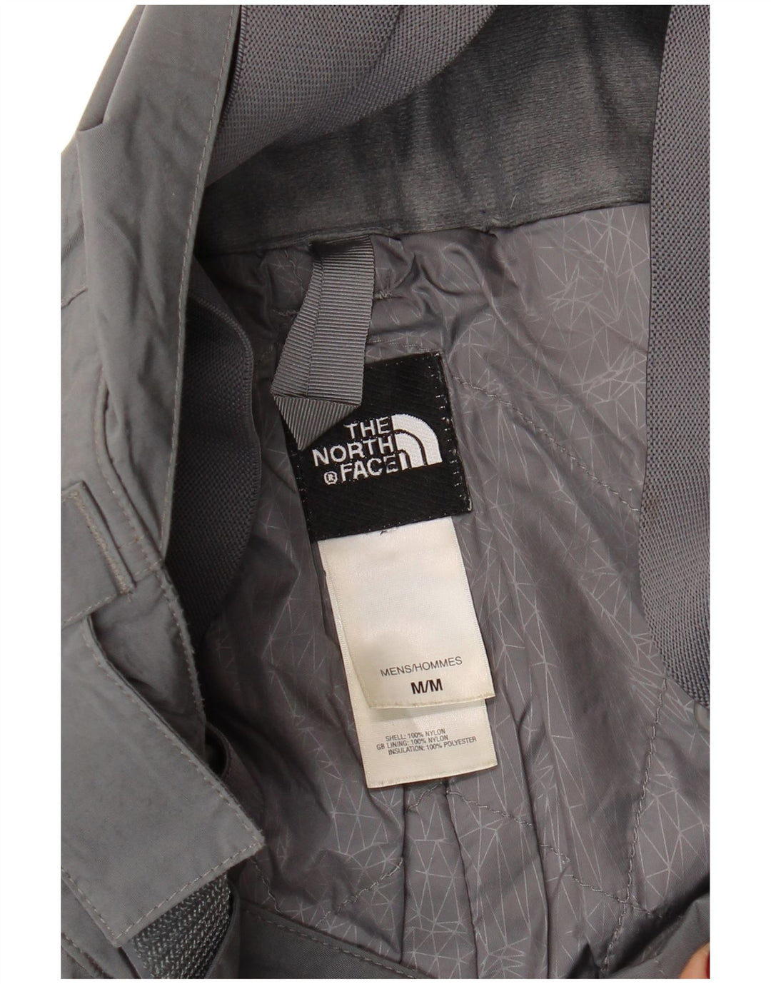 The North Face Pantalon de Ski Dungarees Homme Nylon Gris Moyen