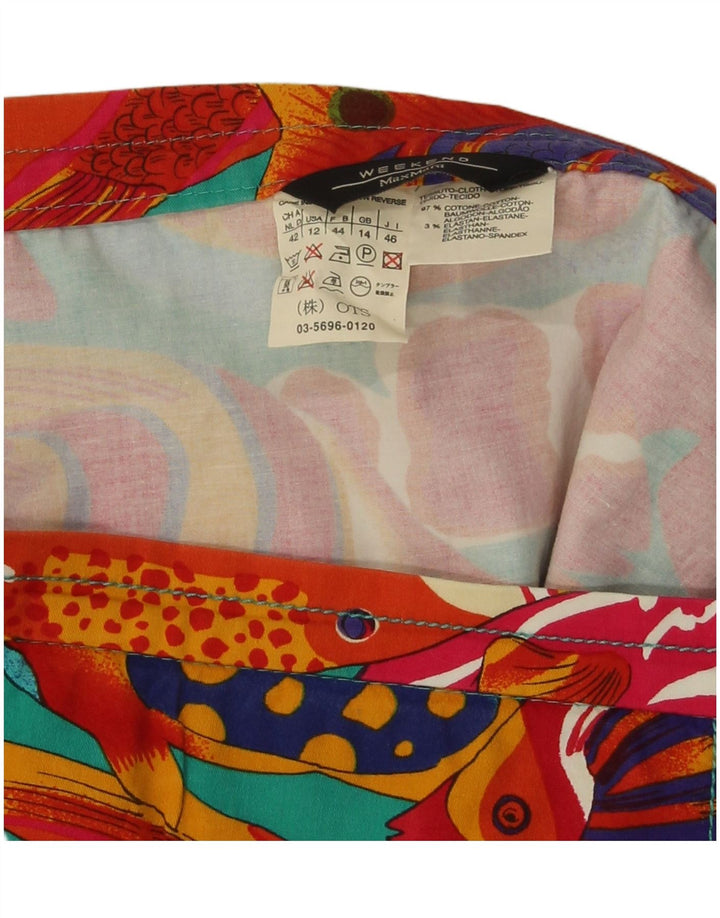 MAX MARA Jupe droite week-end pour femme UK 14 Large W30 Multicolore