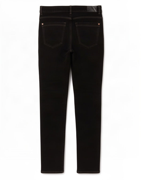 Marks & Spencer Jeans Magic Slim pour femme UK 12 Medium W28 L28 Coton noir